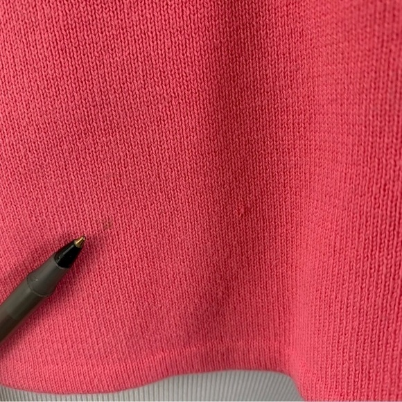 Alexandra Bartlett Alligator Pink Knit Top Womens L Crocodile Novelty Shirt - Picture 14 of 15